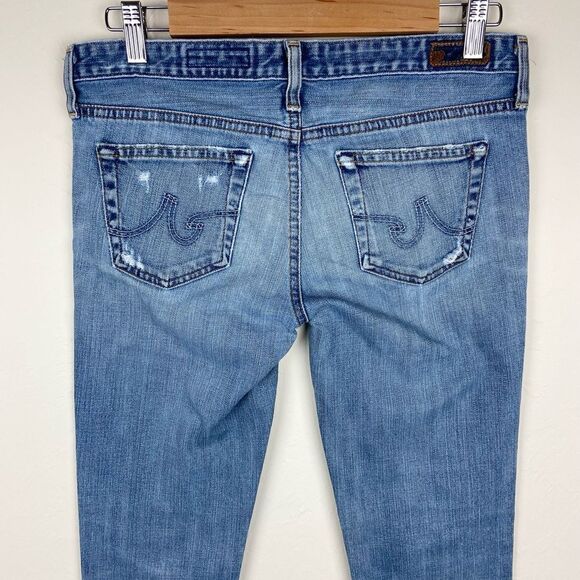 AG ‘The Stilt’ Cigarette Skinny Lightly Distressed Ankle Jean - Picture 7 of 8